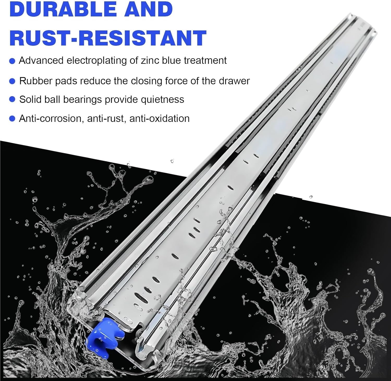 Heavy Duty Drawer Slides 1Pair Heavy Duty Drawer Slides Side Mount Industrial Runners