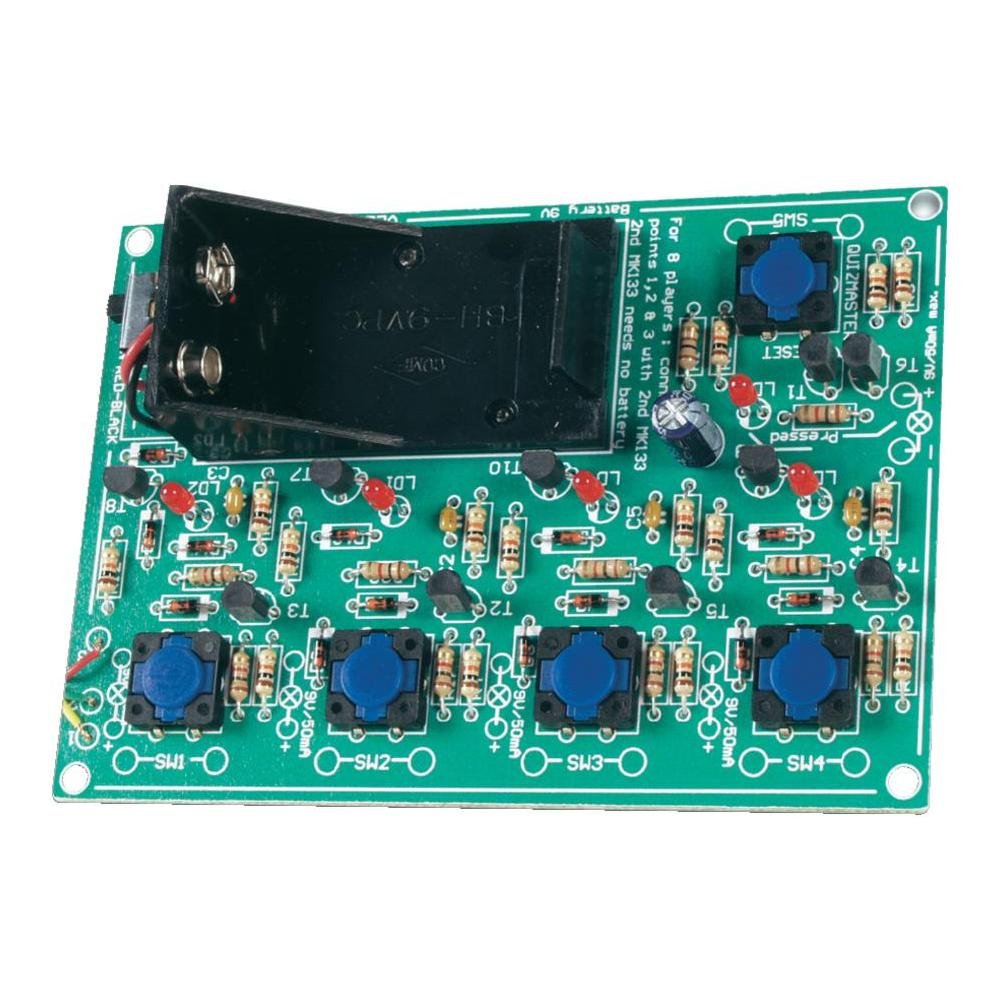 Velleman MK133 Quiz Table Kit, Multi-Colour