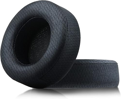 Almohadillas de repuesto mejoradas para auriculares Corsair Virtuoso RGB Wireless SE XT, tela premium, espuma viscoelástica más suave, grosor
