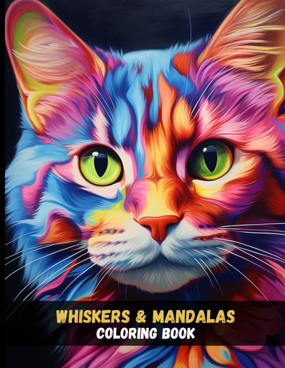 Whiskers & Mandalas: A Cat Mandala Coloring Book for Adults Who Love to Relax