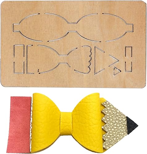 David accessories Bow Bowknot Scrapbooking Wood Cutting Dies for Making Hair Bows Scrapbooking DIY Crafts Embossing Card Making (Back to School)