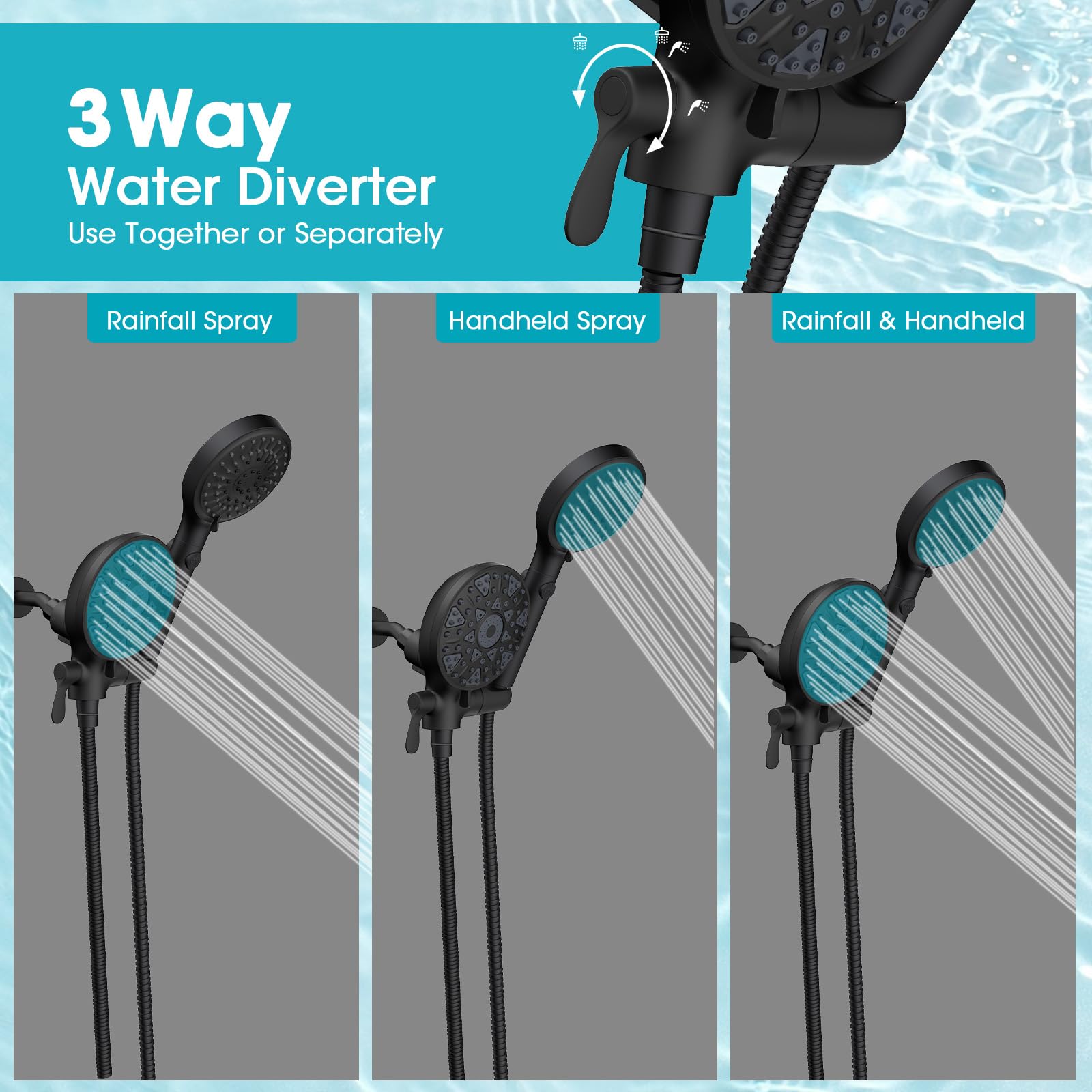 Egretshower Handheld Showerhead & Rain Shower Combo At Daniel Stephens Blog