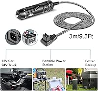 Vista 4 de TAIFU Cable de alimentación de 12 V/24 V CC para refrigerador de coche para Euhomy CFC-18, BougeRV CR22, Alpicool C15, ICECO GO20, Anker SOLIX