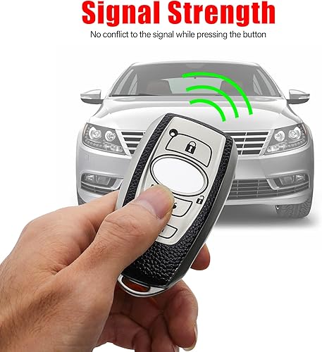 Miniatura 4 de Funda para llavero Subaru de TPU suave con llavero de protección de 360 grados, compatible con Subaru Forester CrossTrek Outback WRX Ascent BRZ