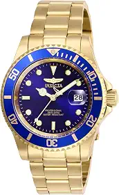 Relógio masculino de quartzo Pro Diver com pulseira de aço inoxidável