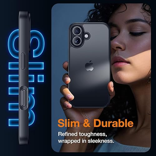 Miniatura 40 de Funda para iPhone 12, a prueba de golpes, para iPhone 12 Pro, protección contra caídas de grado militar, parte trasera dura, delgada, translúcida