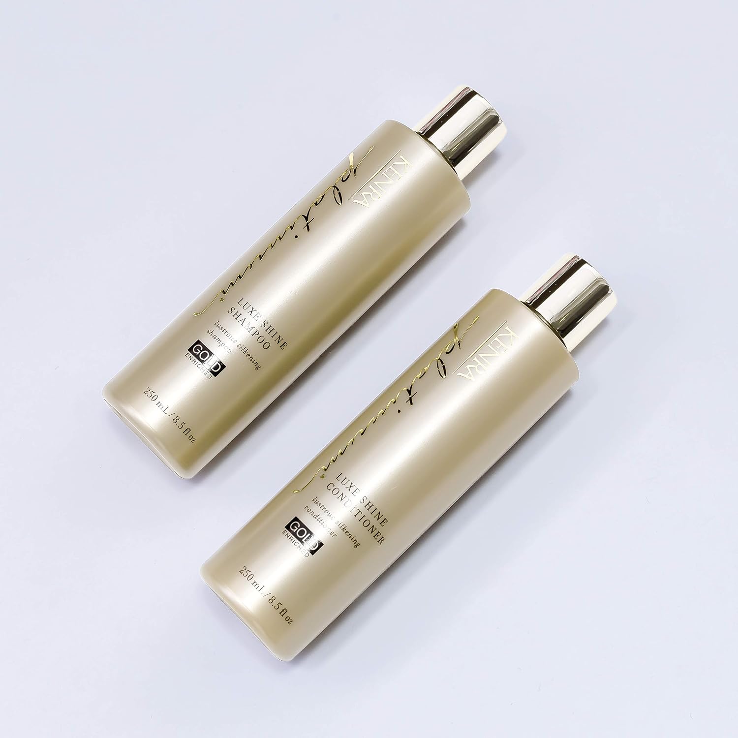 Kenra Platinum Luxe Shine Shampoo/Conditioner | Gold Enriched | Transforms Dull And Lifeless Strands To Glamorous And Full-Bodied Hair | All Hair Types