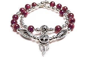 Dream Catcher Beaded Bracelet: Enchanting Charm for Girls