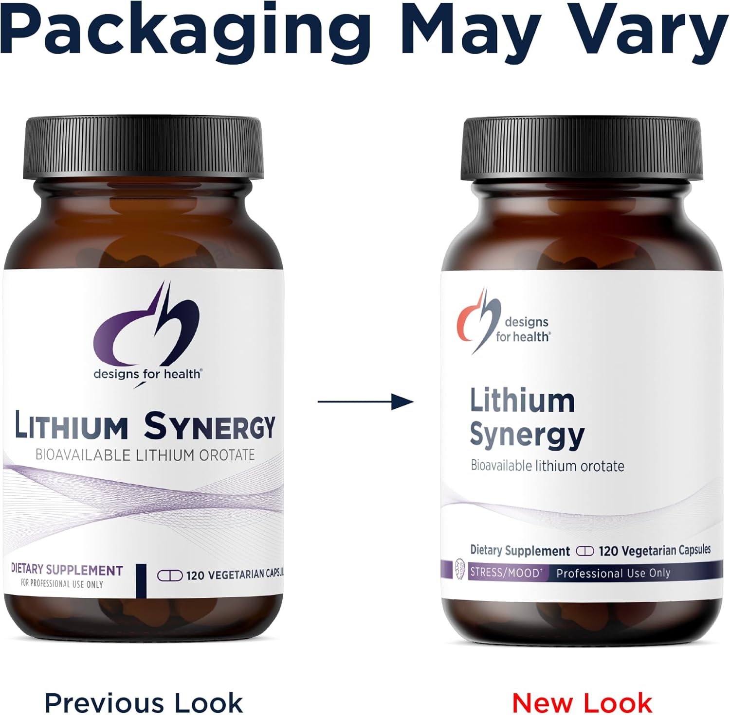 Designs for Health Lithium Synergy - 5mg Lithium Orotate with TMG + B12 Methylcobalamin - Bioavailable Mood + Methylation Support Supplement, Non-GMO + Vegetarian (120 Capsules) - Image 4