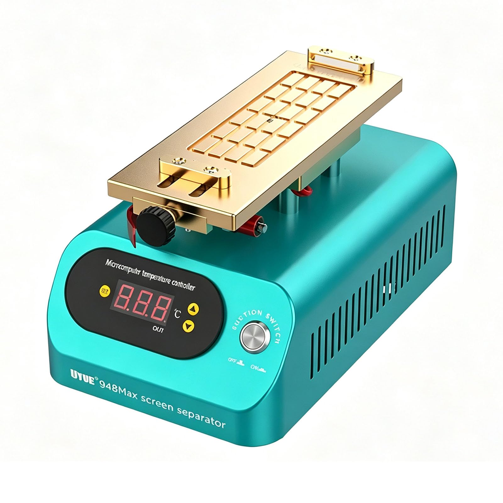 Macchina per La Separazione di Schermi LCD, Separatore LCD per La Rimozione degli Schermi dei Cellulari, con Controllo della Temperatura da 40 ℃ A 200 ℃ E Tavolo Operatorio Girevole A 360°