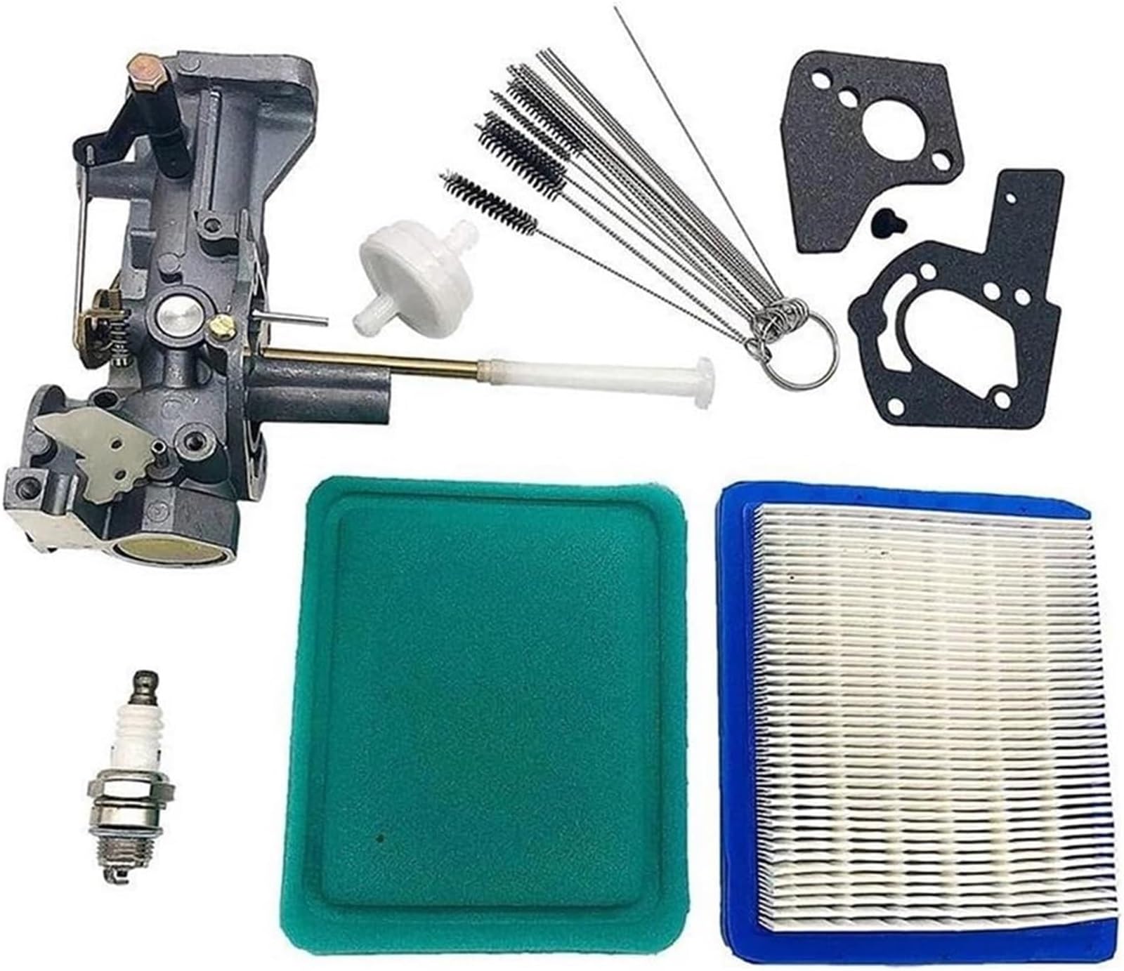 Genérico carburador para desbrozadora Kit de Juntas de carburador para Briggs y para Stratton de 5 para HP Carburador