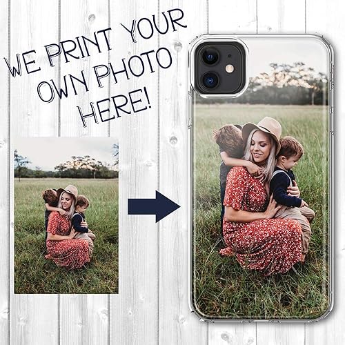 Miniatura 2 de Diseña tu propia funda para iPhone, funda de plástico con foto personalizada para Apple iPhone 11 (solo iPhone 11)