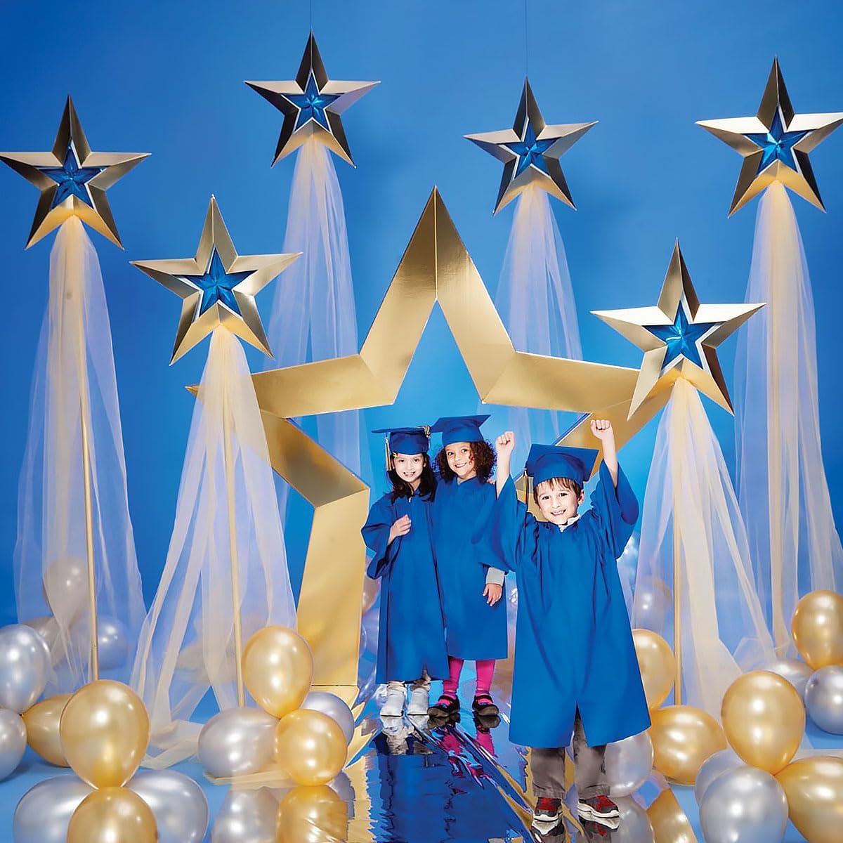 Happy Graduates Shining Star Complete Stage Prop Theme, Graduation Decorations, KG4E-M