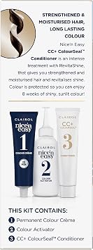 Clairol Nice'n Easy Crème, Natural Looking Oil Infused Permanent Hair Dye, 5A Medium Ash Brown (Pack of 2)