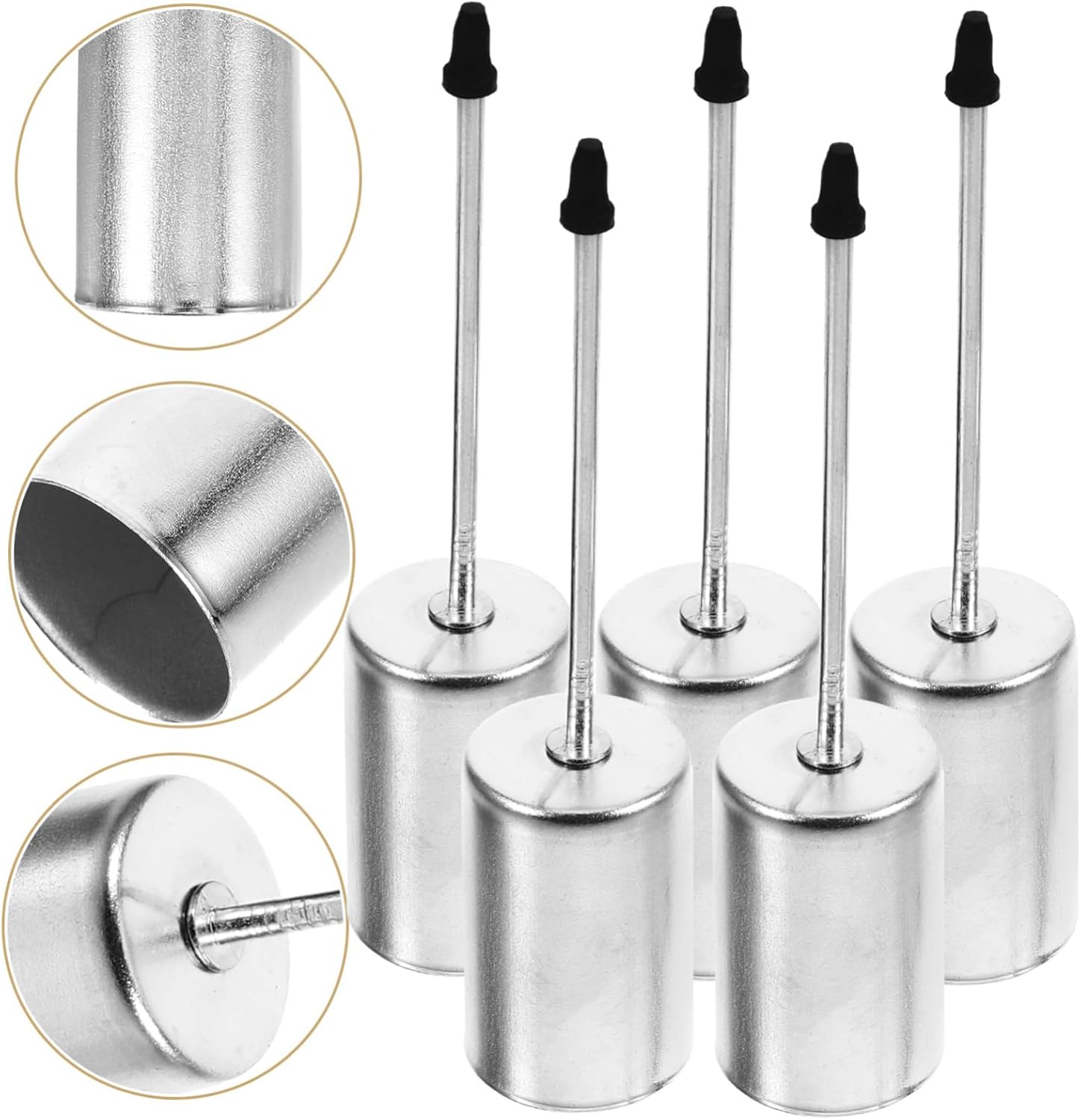 5pcs Candle Holders for Christmas Tree Decoration Festival Candle Cups for Parties and Home Decor Festive Atmosphere Stable Design