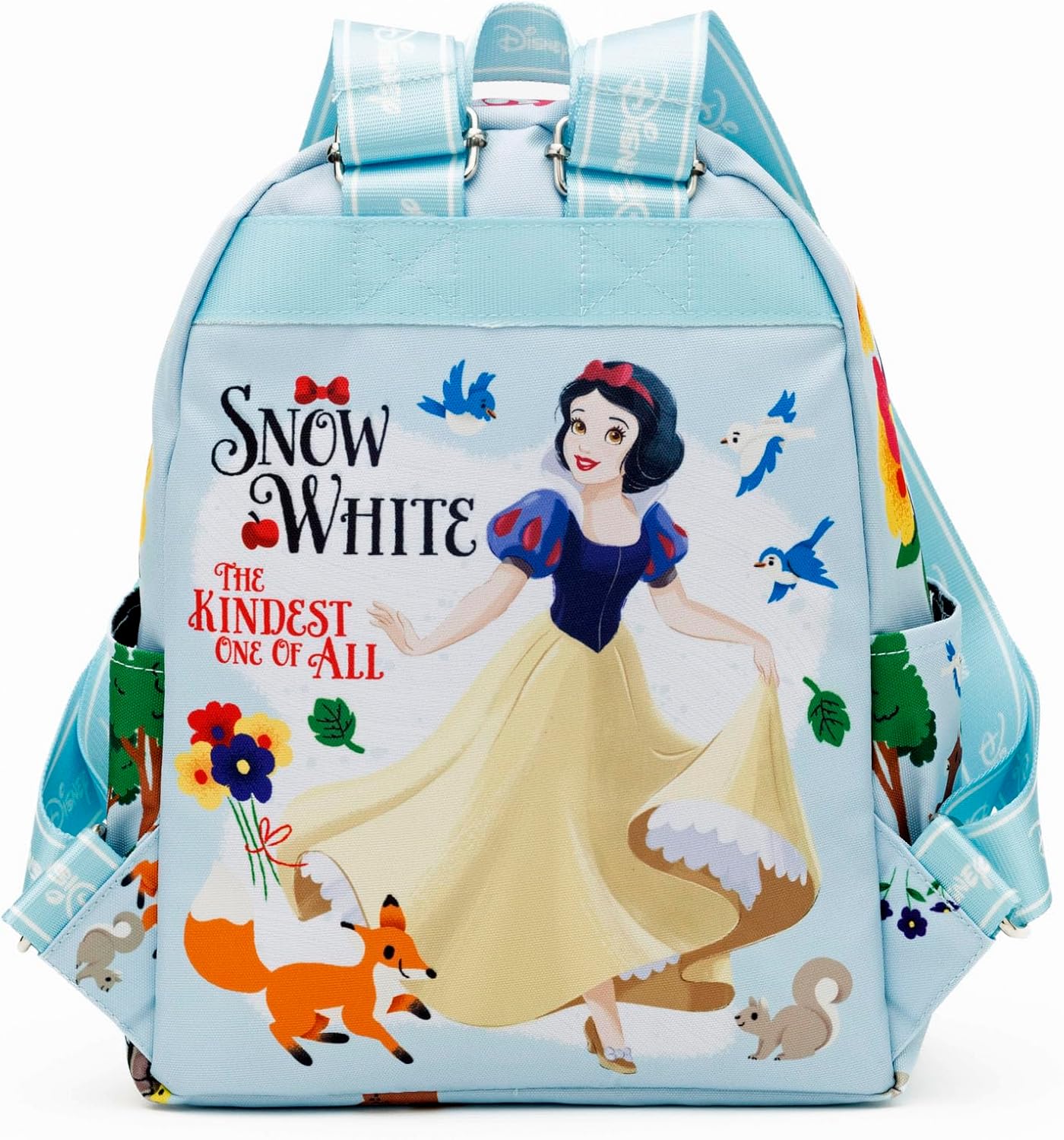 Snow White 13"" Nylon Deluxe Daypack, Blue, A25233 - Image 8