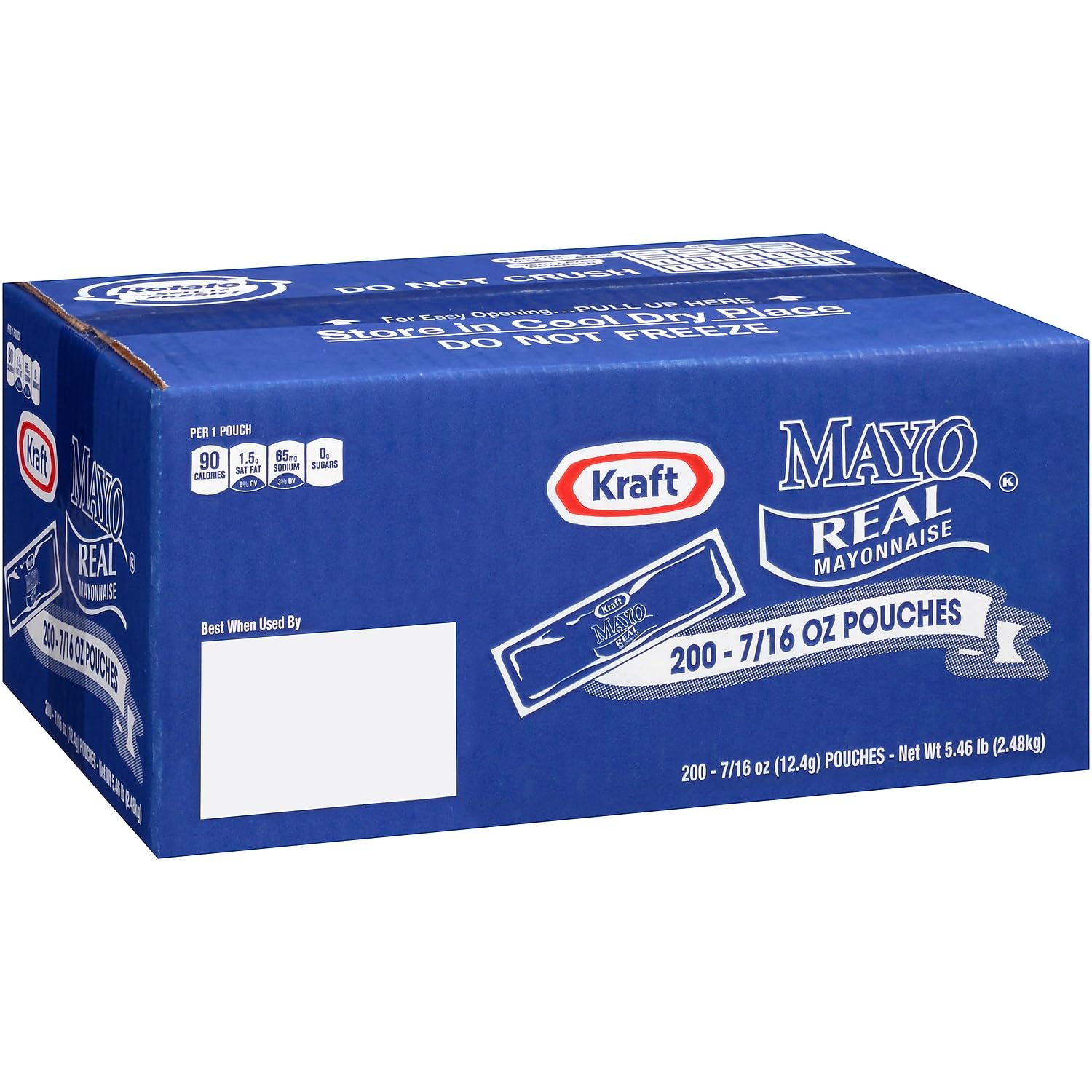Kraft Mayo Real Mayonnaise Single Serve Packets, 0.44 oz