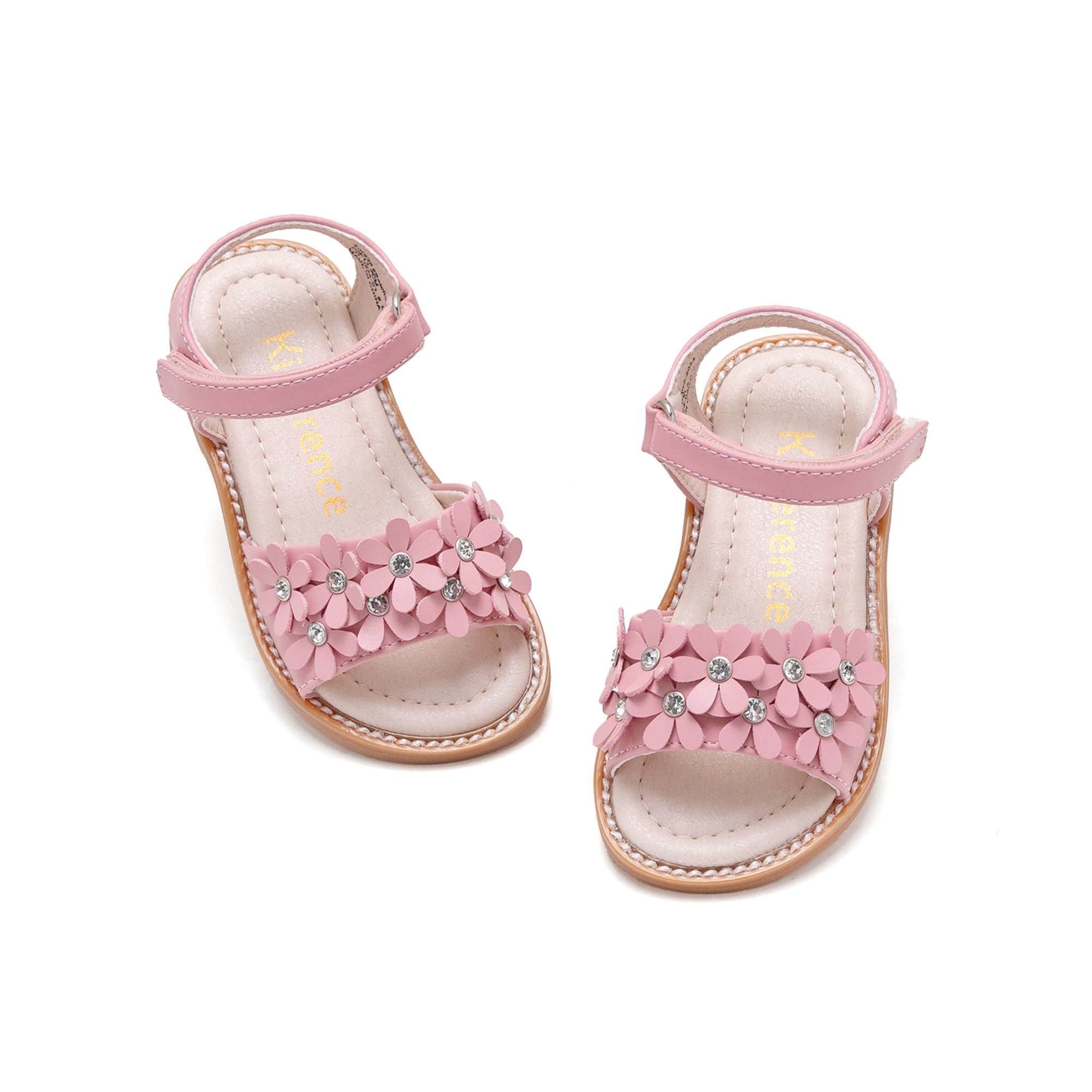 Kiderence Toddler Girls Sandals Little Girls Kids Summer Shoes Toddler Sandals