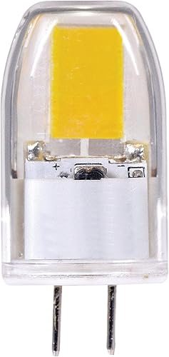 Satco Bombilla S9544 G6.35 en acabado claro, 1.63 pulgadas, transparente