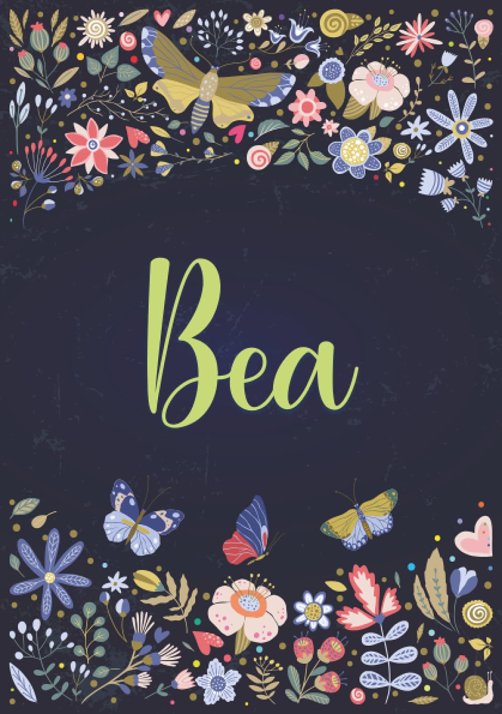 Bea: Notebook A5 | Personalized name Bea | Birthday gift for women, girl, mom, sister, daughter ... | Design : spring | 120 lined pages journal, small size A5 (5.83 x 8.27 inches)