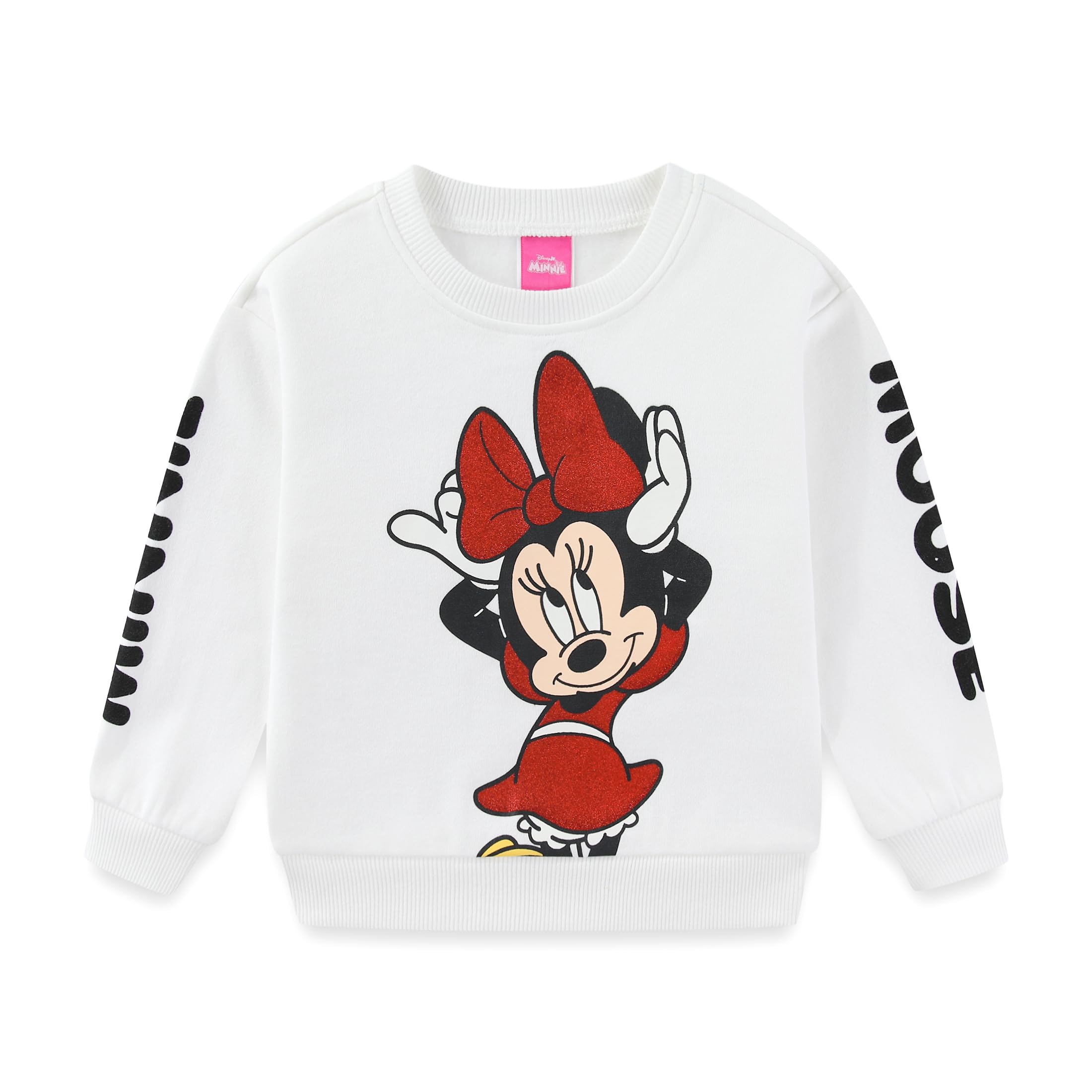 Disney Minnie Mouse Mädchen Sweatshirt mit ausgestellten Leggings