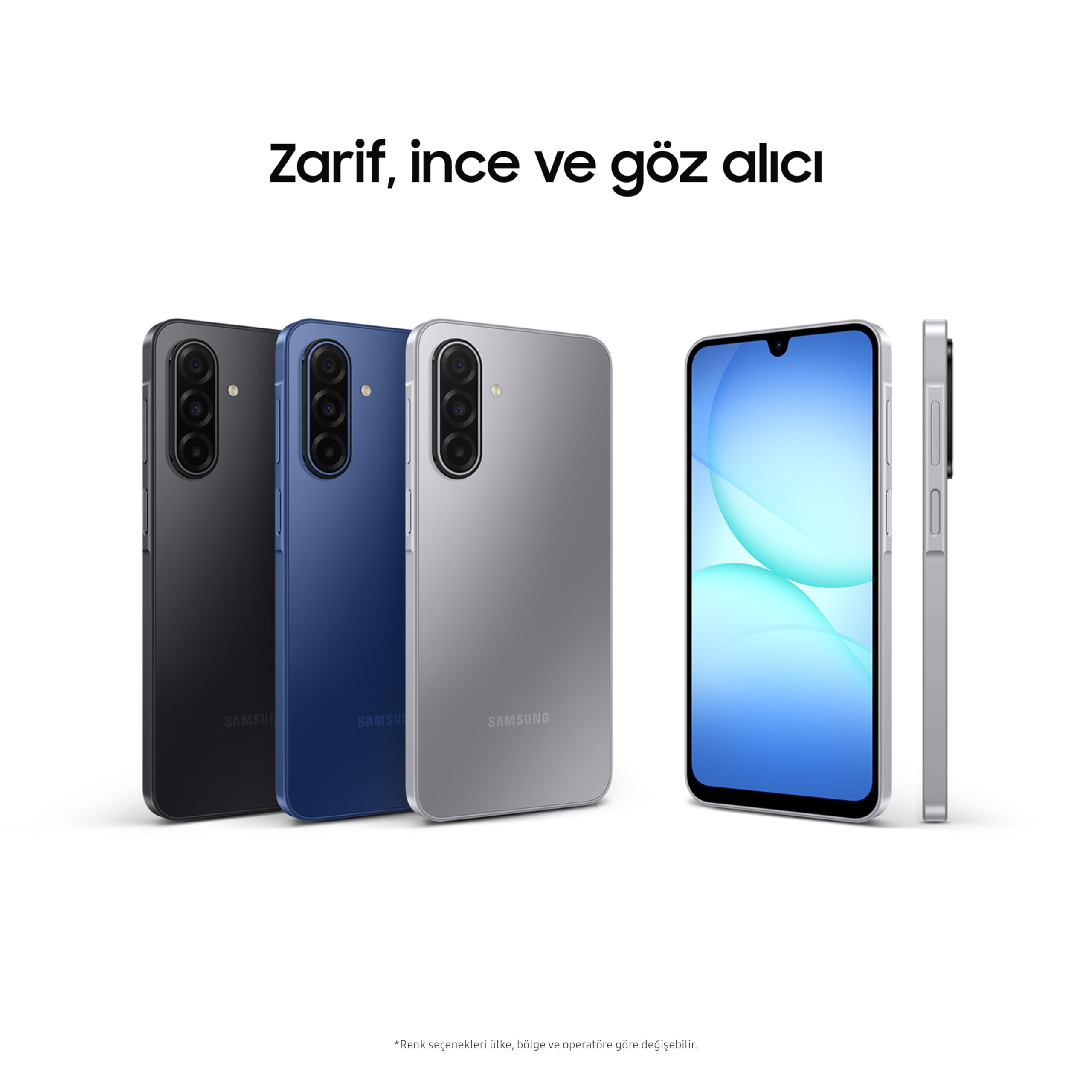 Samsung Galaxy A17 5G, Android Smartphone, 8 GB RAM, 256 GB Speicher, Blau, großes Display, 50 MP OIS-Kamera (Samsung Türkei Garantiert)