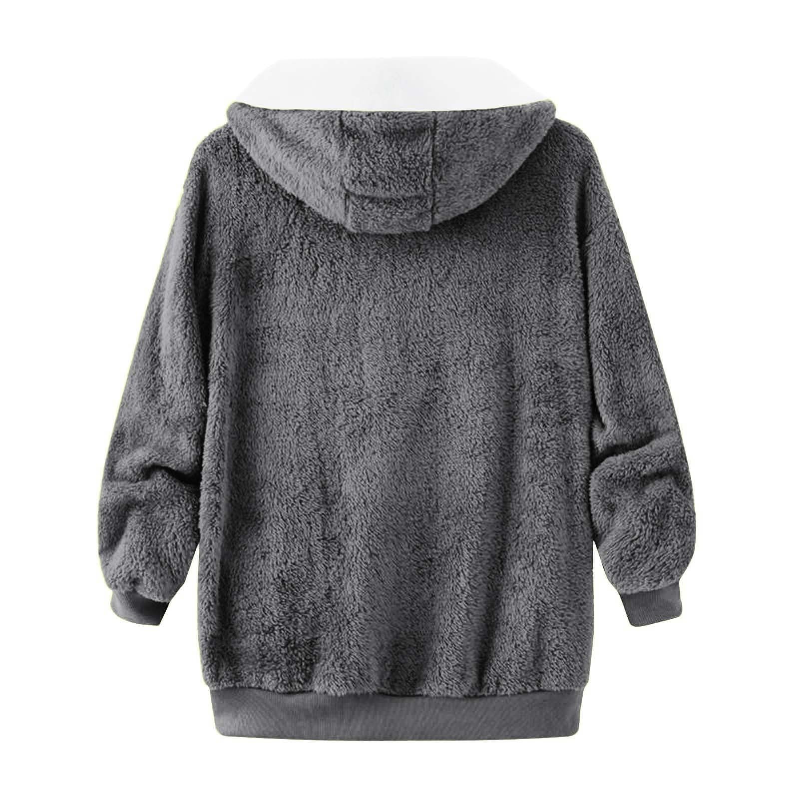 Veste Polaire Homme Hiver Chaude Sweats Manteau À Capuche Zippé Laine Épais Grande Taille Teddy Blousons Fourrure Hooded Manche Longue Pas Cher Mode Automne Hiver Outerwear