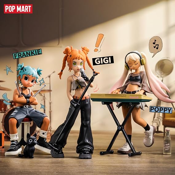POP MART Peach Riot Rise Up Series Figures, 12PCs Peach Riot Blind Box Figures, Random Design Action Figures Collectible Toys Home Decorations, Holiday Birthday Gifts for Boys and Girls, Whole Set