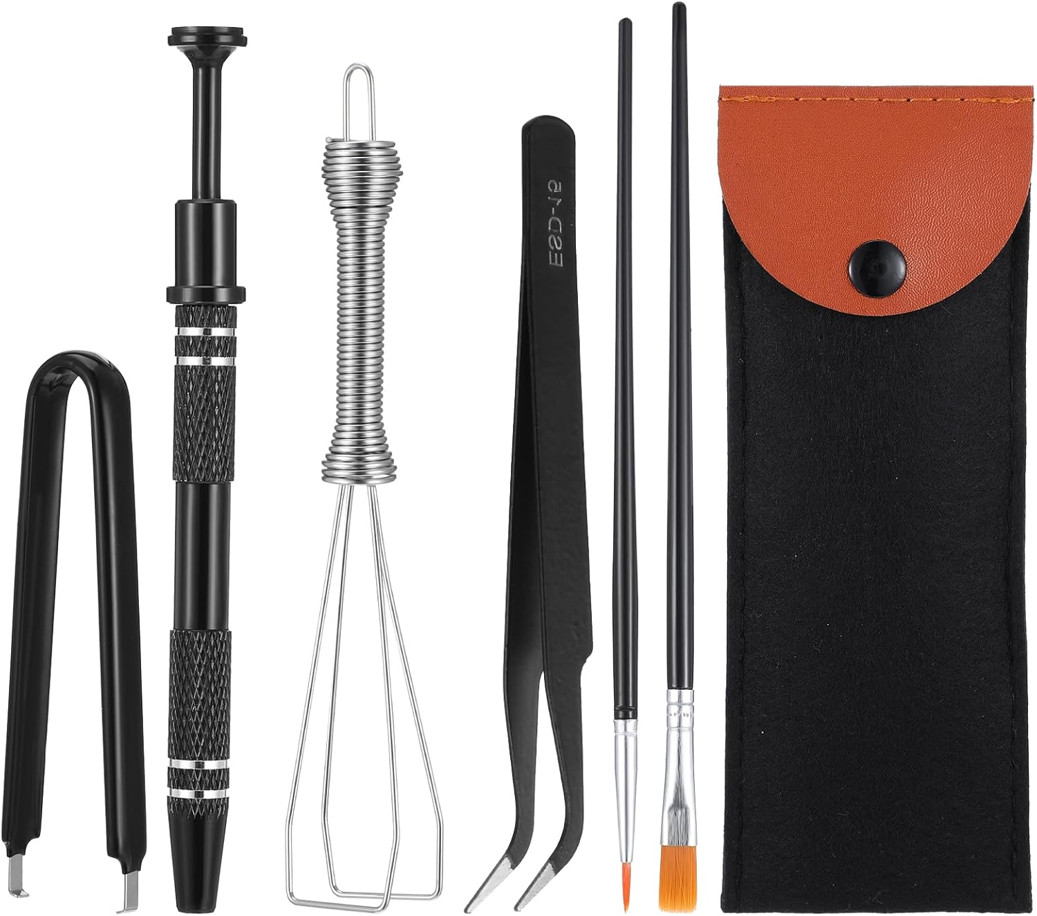 Molain Keyboard Remover Tool Kit-6-Piece Set, Keycap Puller, Switch Puller, Cleaning Brush, Tweezers, 4-Jaw Gripper, and Key Cap Puller Keyboard Clean Tools for Mechanical Keyboards Molain Keyboard Remover Tool Kit-6-Piece Set, Keycap Puller, Switch Puller, Cleaning Brush, Tweezers, 4-Jaw Gripper, and Key Cap Puller Keyboard Clean Tools for Mechanical Keyboards