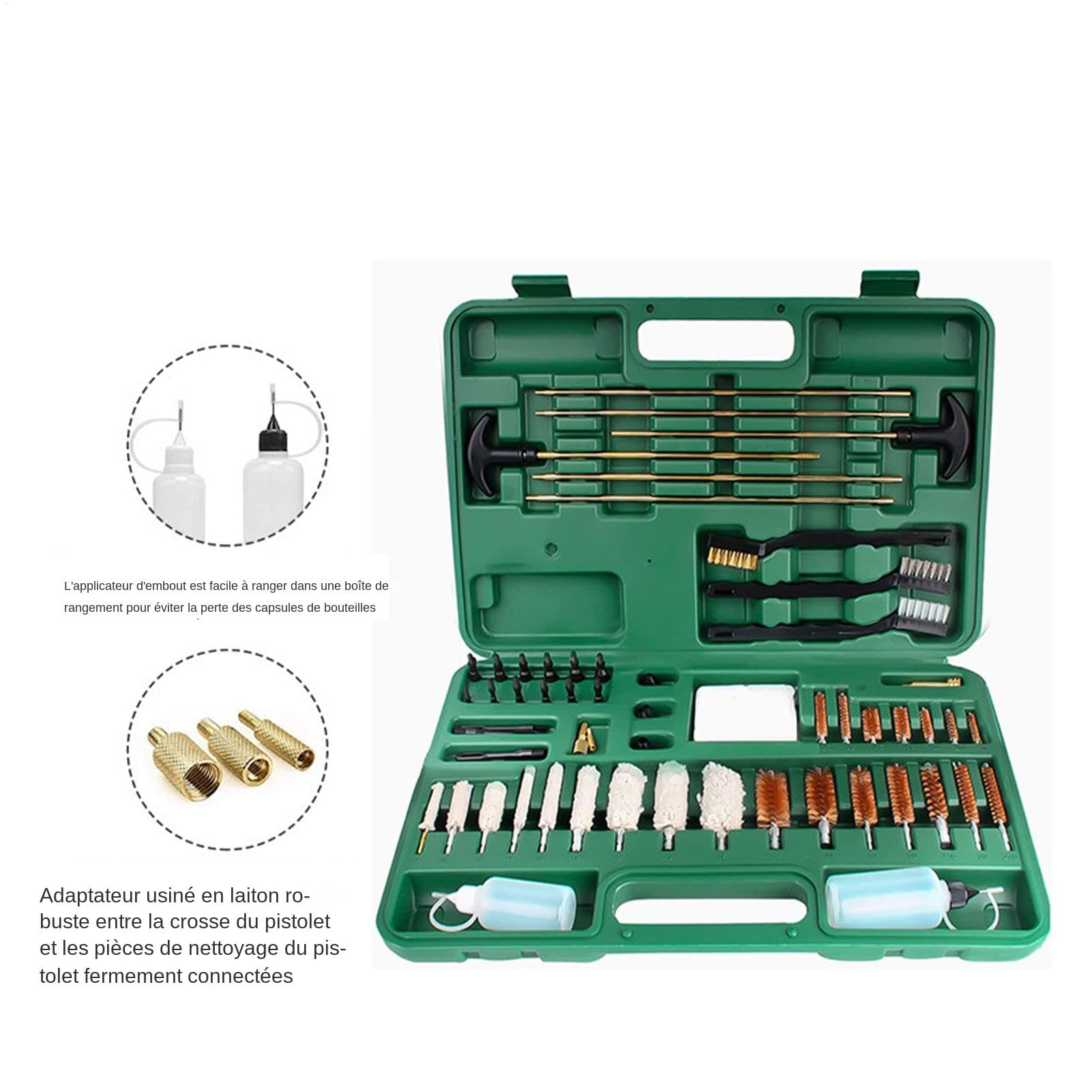 Kit De Mantenimiento De Herramientas - Kit De Mantenimiento De Herramientas Reutilizable, Kit De Herramientas De Limpieza | Juego De Cepillos Con Caja De Almacenamiento, Productos De Limpieza Para El