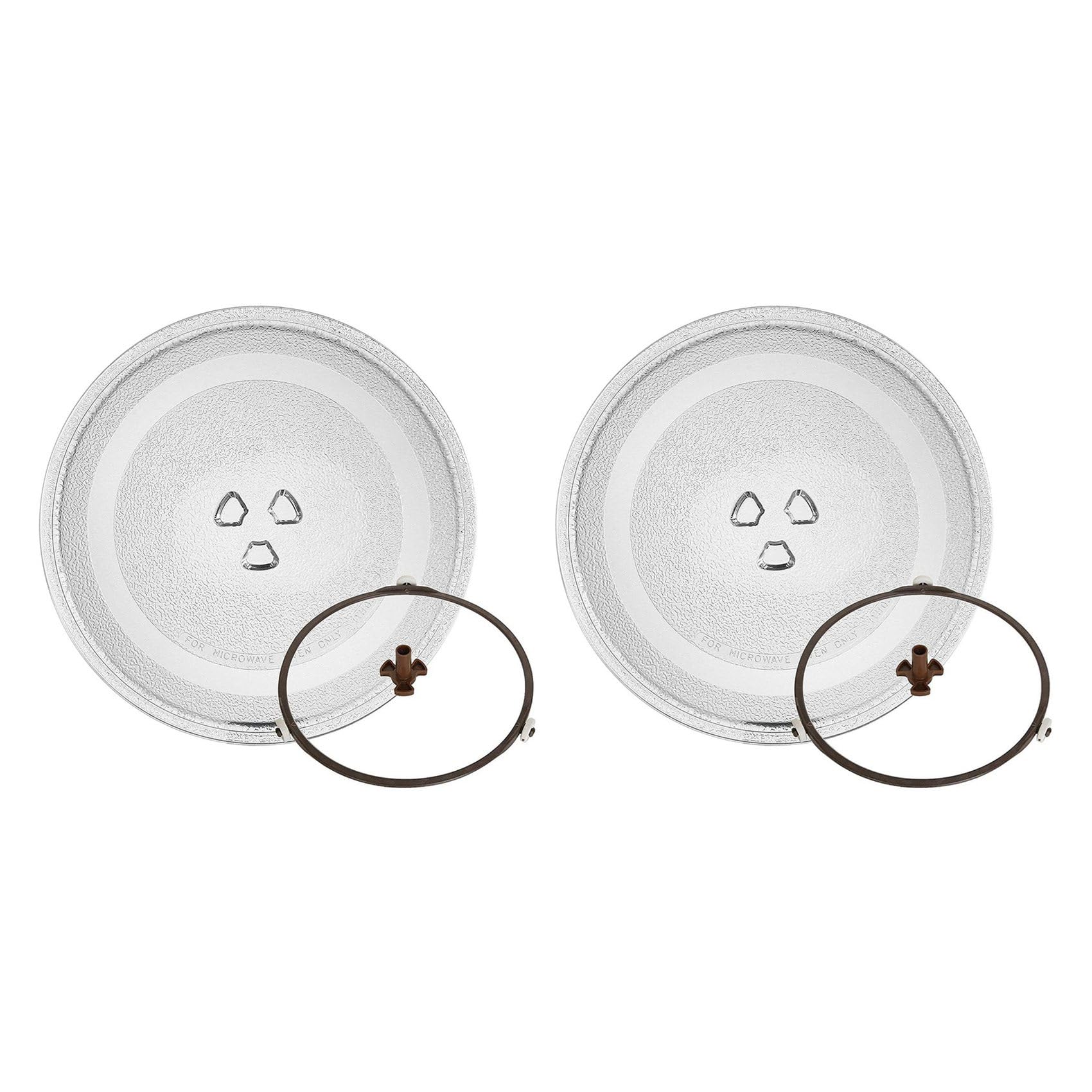 Plaque de verre à micro-ondes universelle 24,5 cm pour simplifier les repas de famille pressés