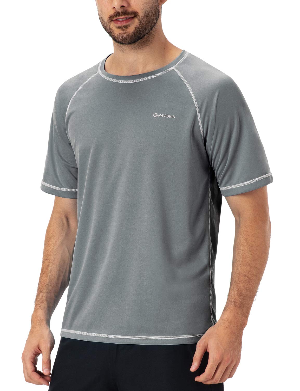 Men's Long Sleeve Rash Guard Swim Shirt UPF 50+ Quick Dry Fishing Hiking Shirts