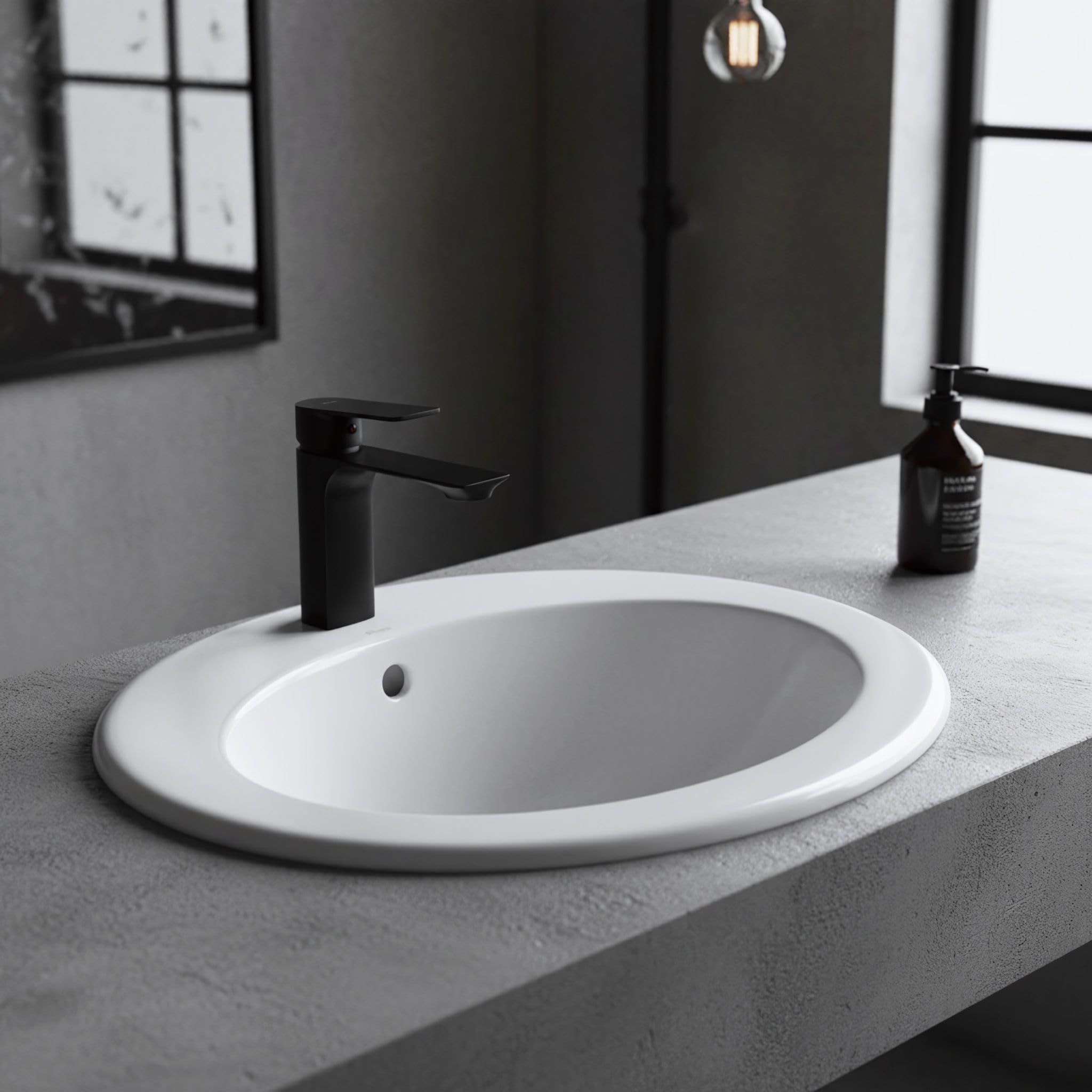 Rea - Lavabo Da Incasso Rea - Dalia Lavabo Da Bagno 515 X 460 X 200 mm Ceramica (Bianco)