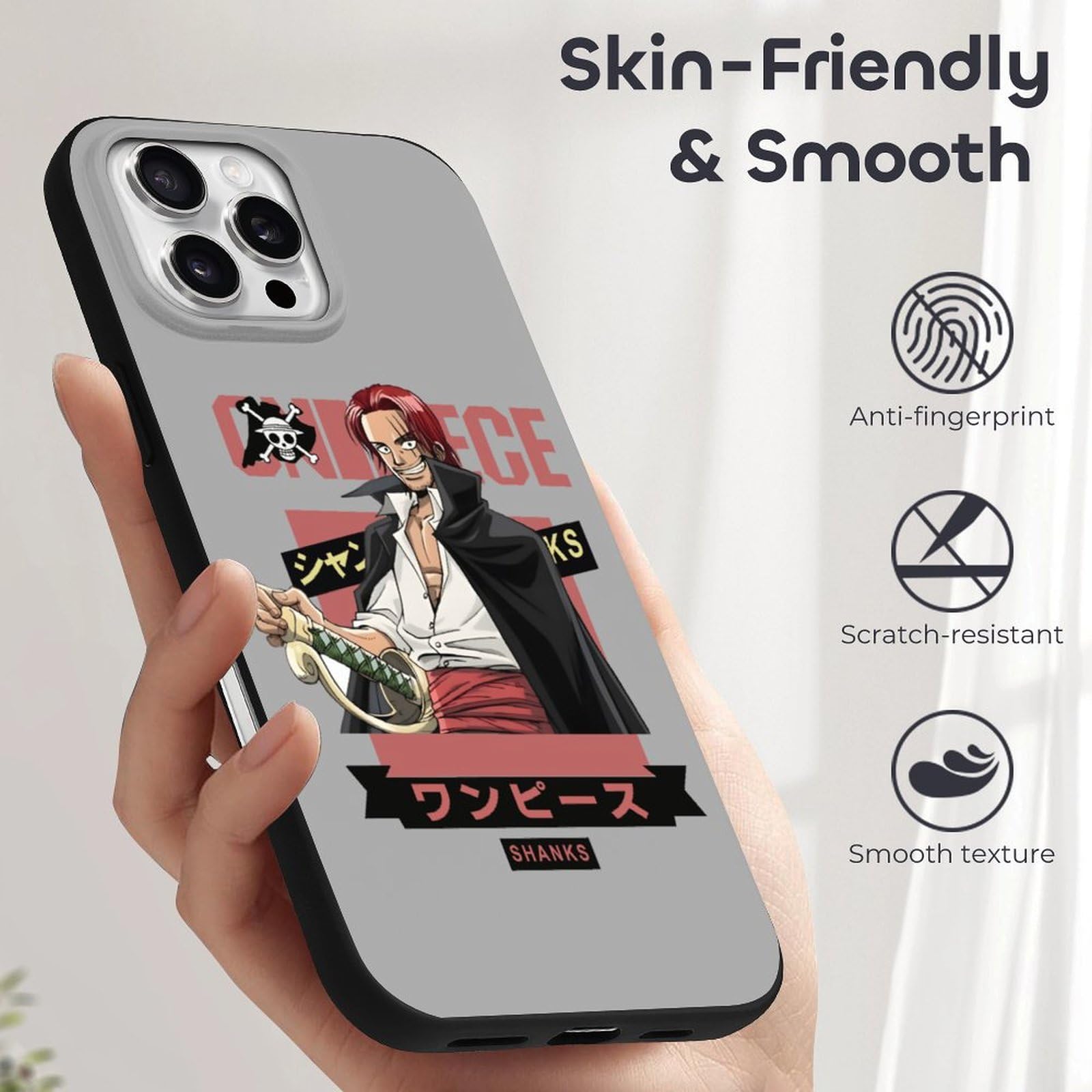 Amazon.co.jp: iPhone16Pro Maxケース ワンピース シャンクス iPhone16