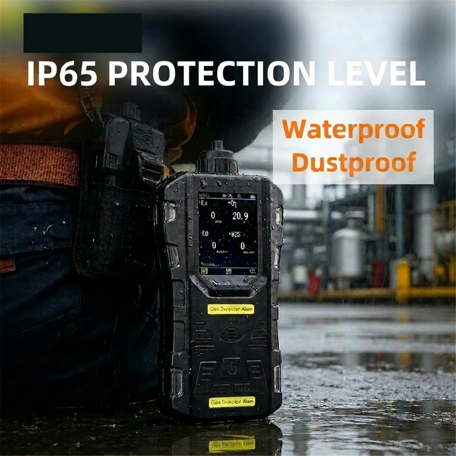 Détecteur de gaz Portable Infrarouge 5 en 1, Pompe CO H2S O2 CO2 LEL, capteur IR, Enregistrement des données, Moniteur de gaz TWA(0-1000 ppm)