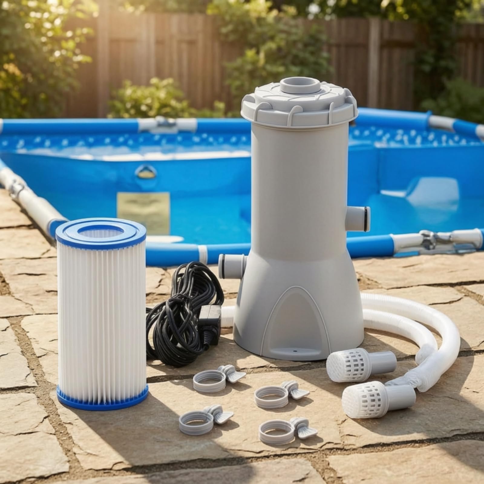 Effektiv Schwimmbadfilterpumpe