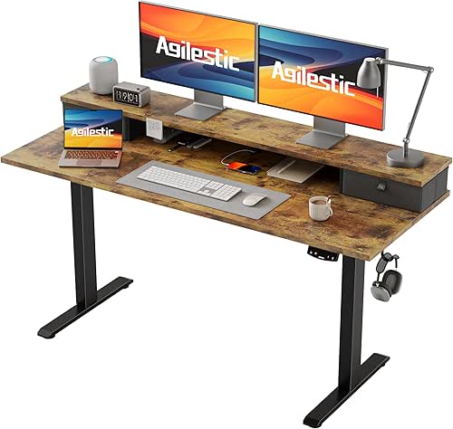Agilestic 53 x 24 Inches Height Adjustable Electric Standing Desk