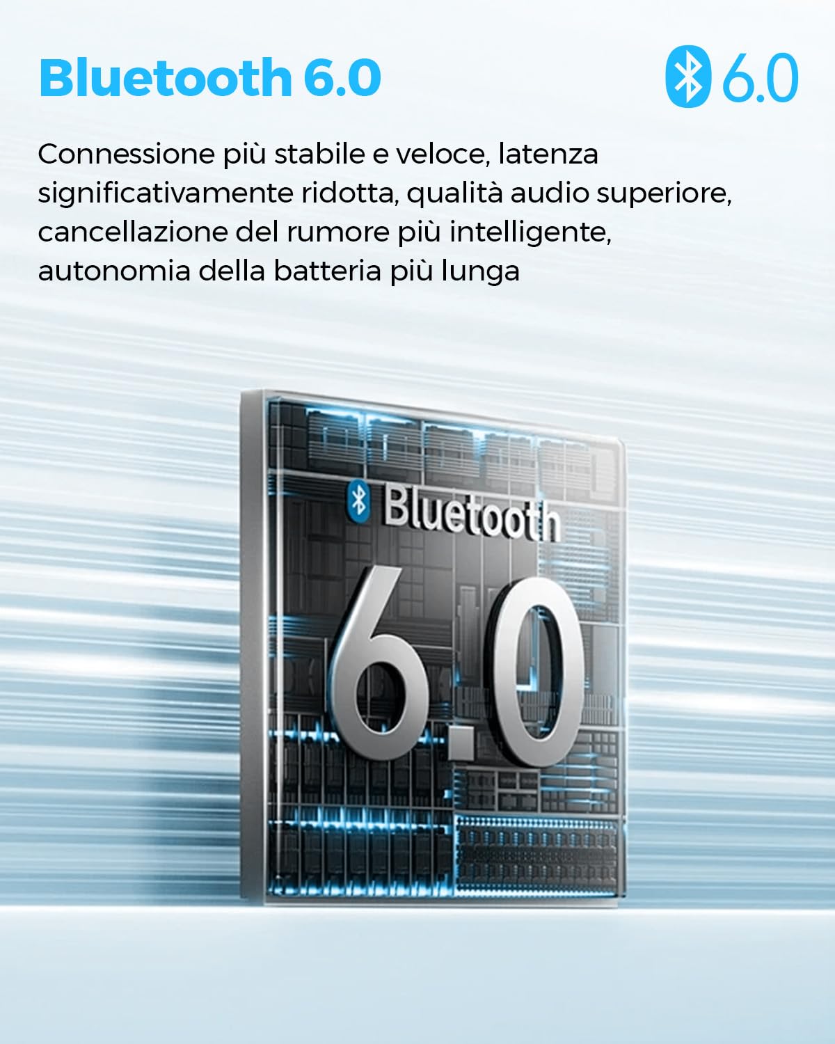 SoundPEATS C30 Cuffie Bluetooth 6.0 In-Ear, ANC Ibrido 52 dB, Hi-Res LDAC, Driver 12mm, 6 MIC, 52 Ore Autonomia Ricarica Rapida, IP54, Audio Spaziale