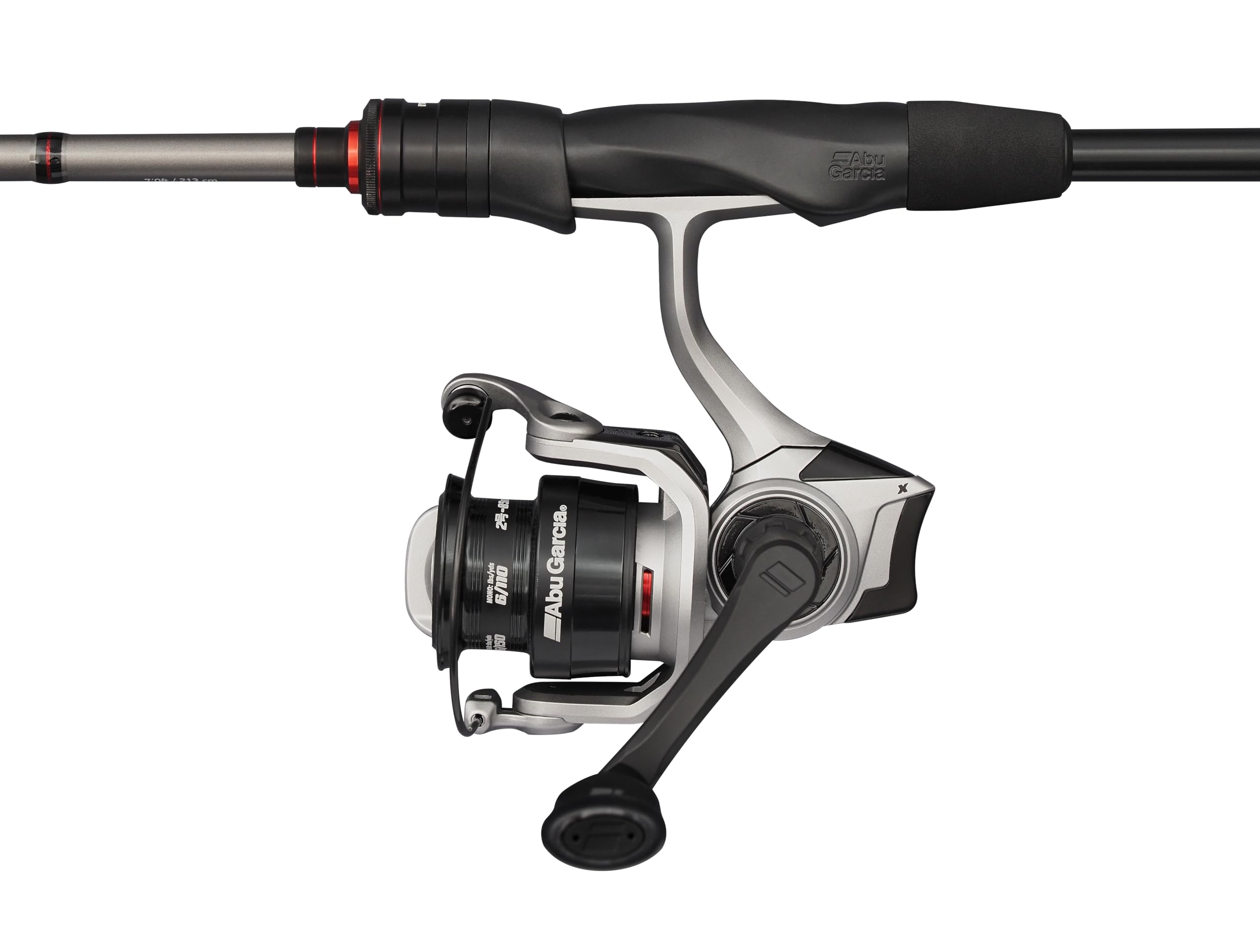 Abu Garcia Max X Spinning Combo, Wędka Słodkowodna, Kołowrotek Sandacz, Mocna Lekka i Wszechstronna, Czarno-Szara, 1,83 m - 2,44 m i Teleskopowy, 2000-3000