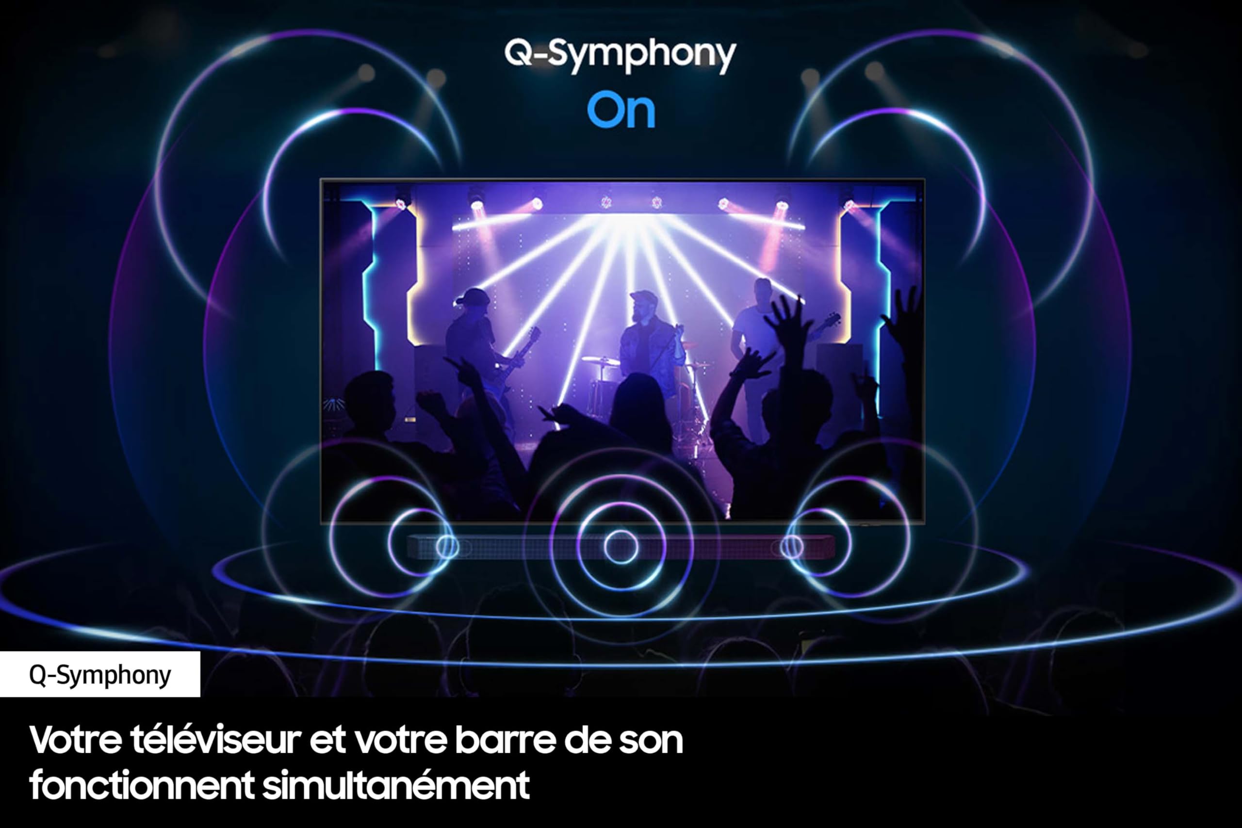Samsung TV Crystal UHD 4K 2024 55DU8005 Smart TV de 55" avec des Couleurs Incroyables, Le Meilleur Smart TV, Pied à Hauteur Réglable et Tous Les Haut-parleurs Simultanément avec Q-Symphony