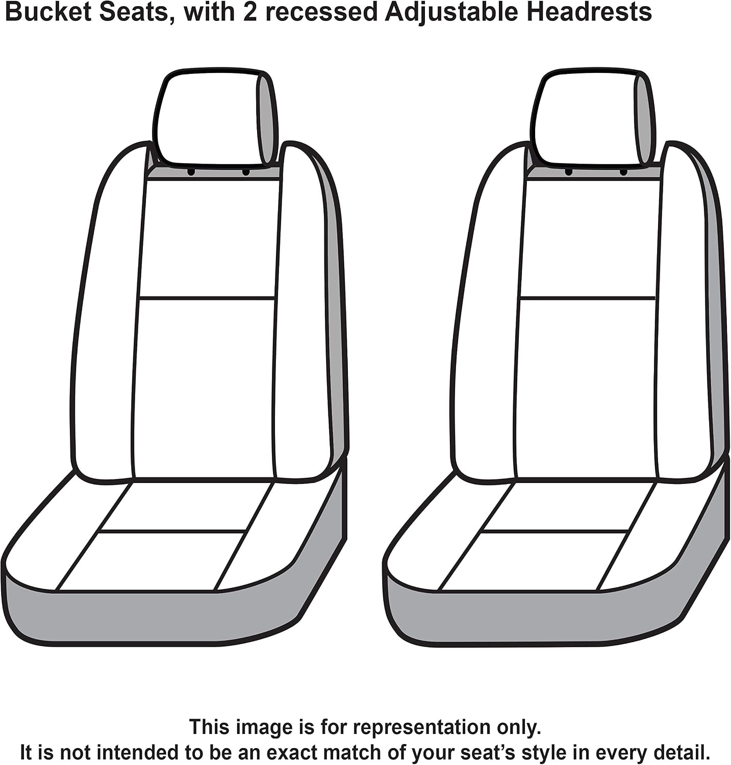 Covercraft Carhartt Super Dux SeatSaver Custom Seat Covers | SSC2545COBK | 1st Row Bucket Seats | Compatible with 2019-2021 Ram 2500/3500 | Black