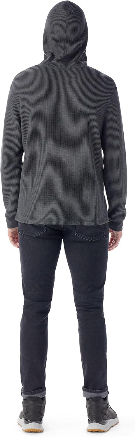Smartwool mens Waffle Henley Hoodie - Image 2