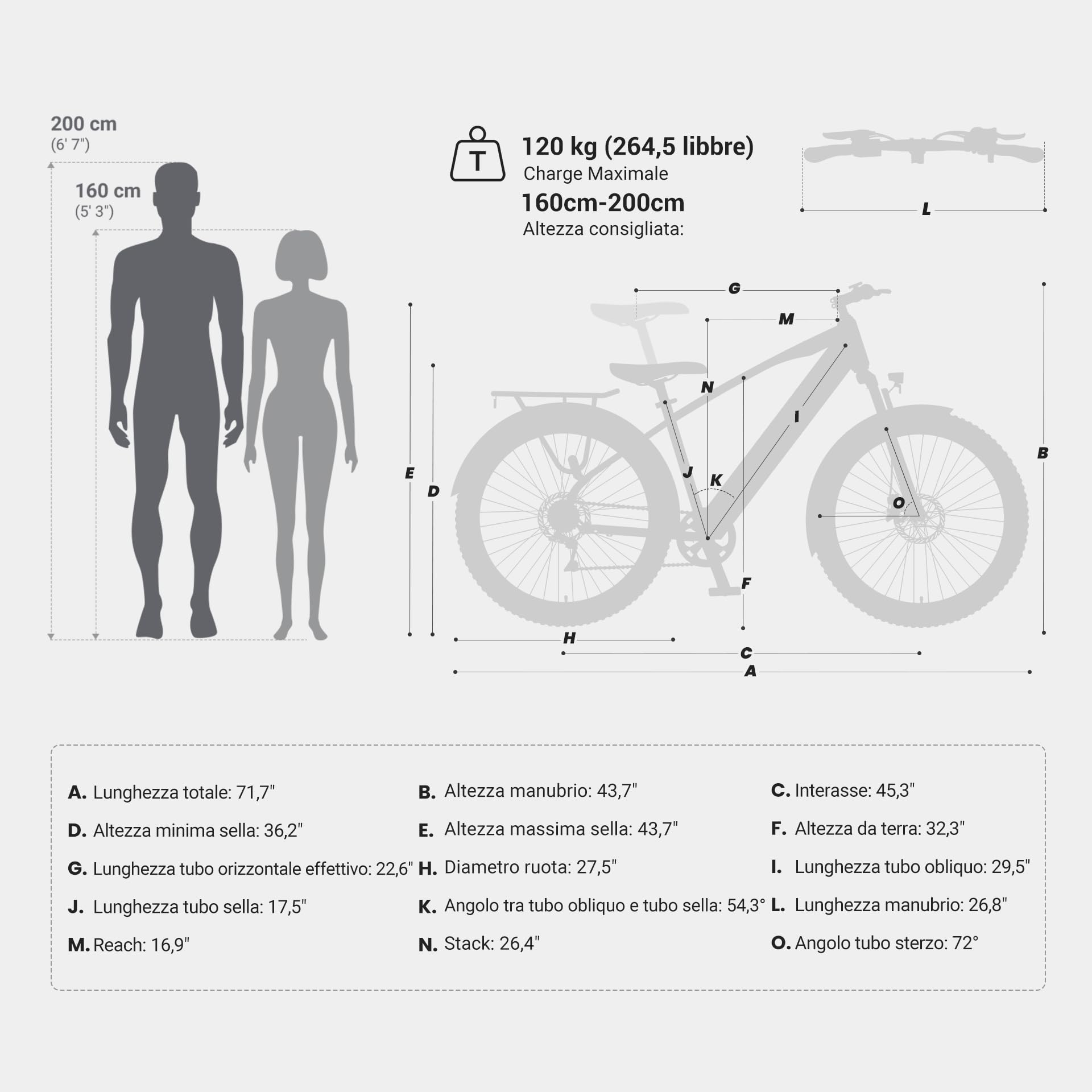 Eleglide Bicicletta elettrica, bicicletta elettrica T1, 27,5", da trekking, con batteria da 13 Ah, gamma lunga, 100 KM, motore da 250 W, Shimano a 7 ozze, per uomo e donna, freni a doppio disco