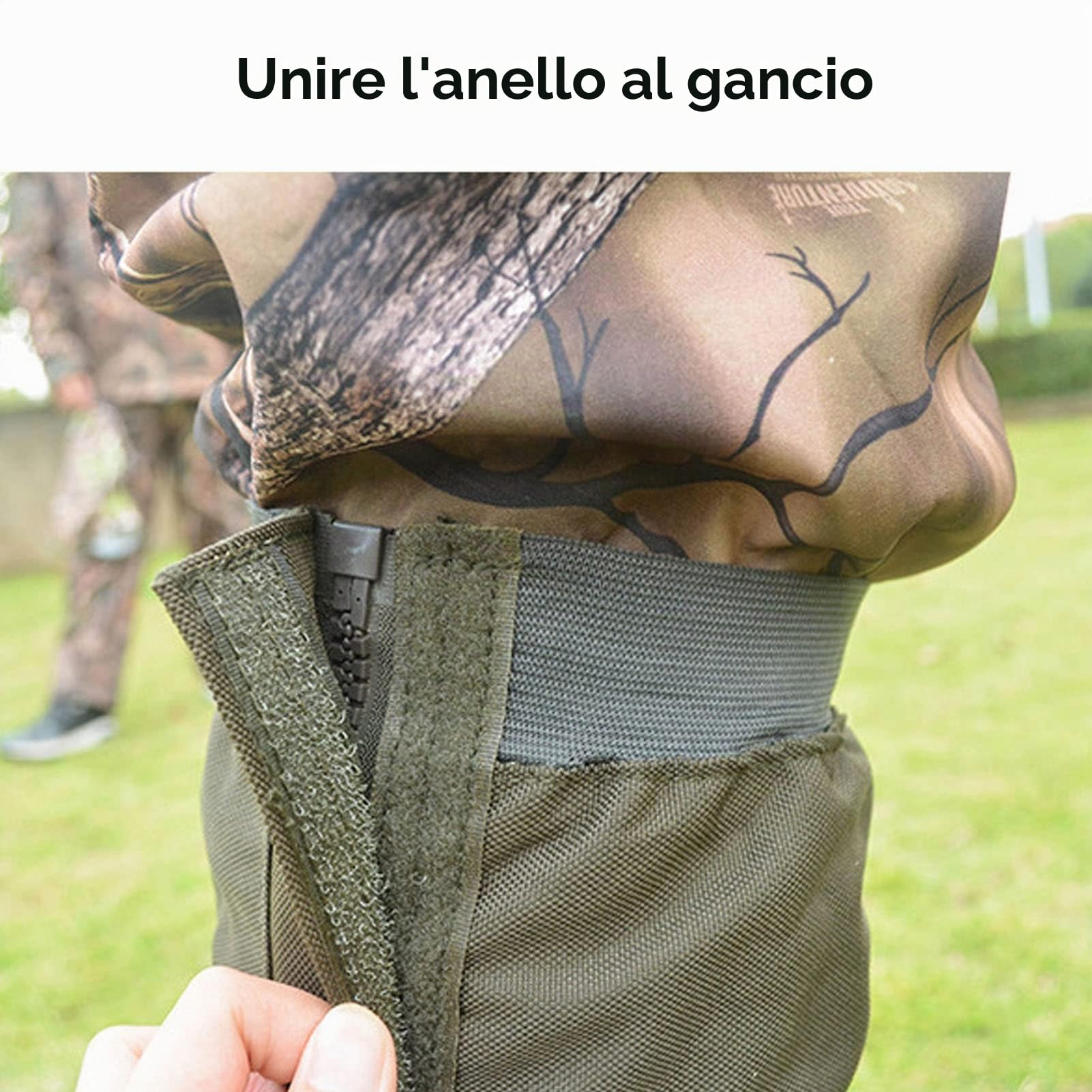 Emoshayoga Ghette da serpente , leggings da allenamento in poliestere impermeabile regolabile auto fibbia forte adesione per alpinismo
