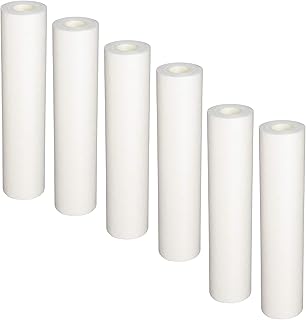 6 x Compatible Pentek 155358-43, DGD-5005-20 Big Blue 20 x 4-1/2 50/5 Micron Sediment Melt Blown Filters Cartridges Dual Gradient Polypropylene by CFS by CFS