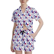 Funny Gifts for Mom Pajamas Set for Women Lounge Silk Satin Pjs Sets 2 Piece Suit Ladies Tops Shorts Loungewear