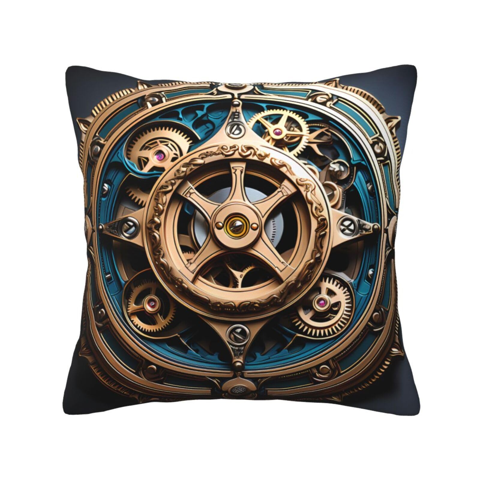 SXZVVBN Cool Steampunk GearsDecorative Square Sofa Cushion Covers