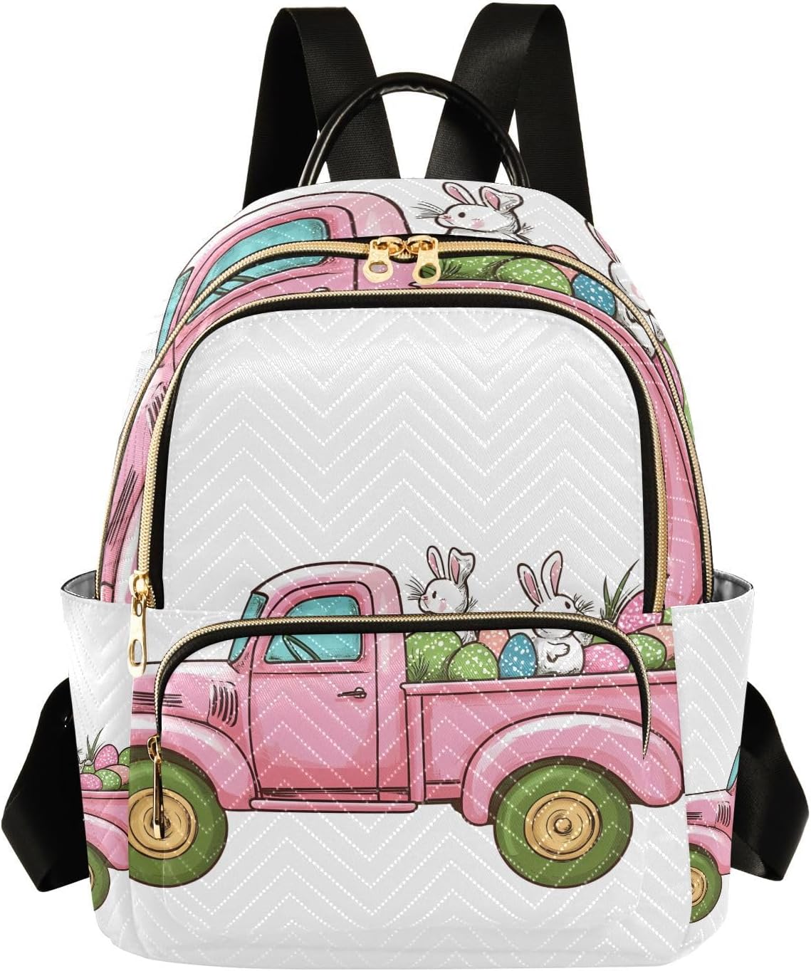 Mini Backpack for Women Easter Trolley Small Purse Daypacks Stylish Bags Lightweight Travel Backpacks for College Shopping Work Dating