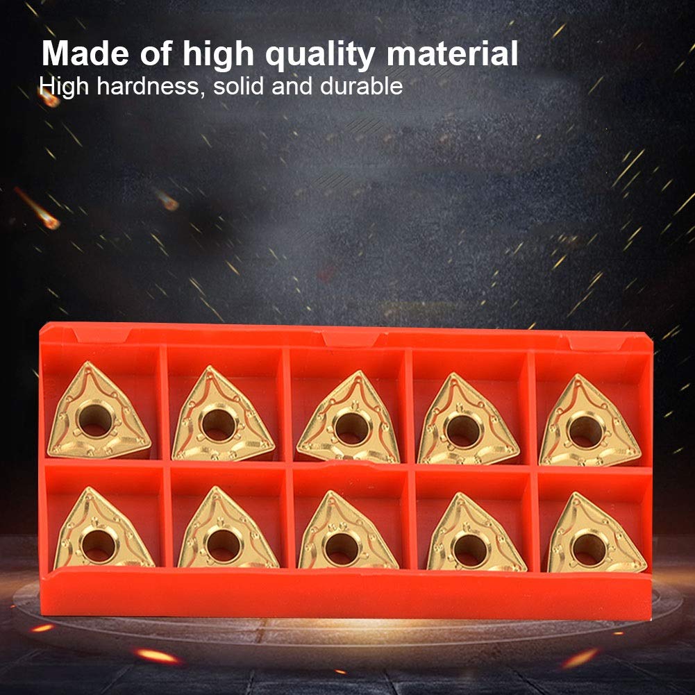 Samfox Insertos de Carburo WNMG 10 Piezas para Torno Herramienta de Corte CNC