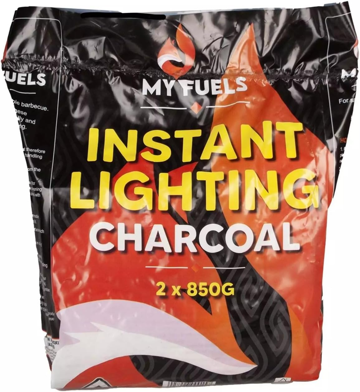 Instant Light Charcoal 2 x 1Kg Bag